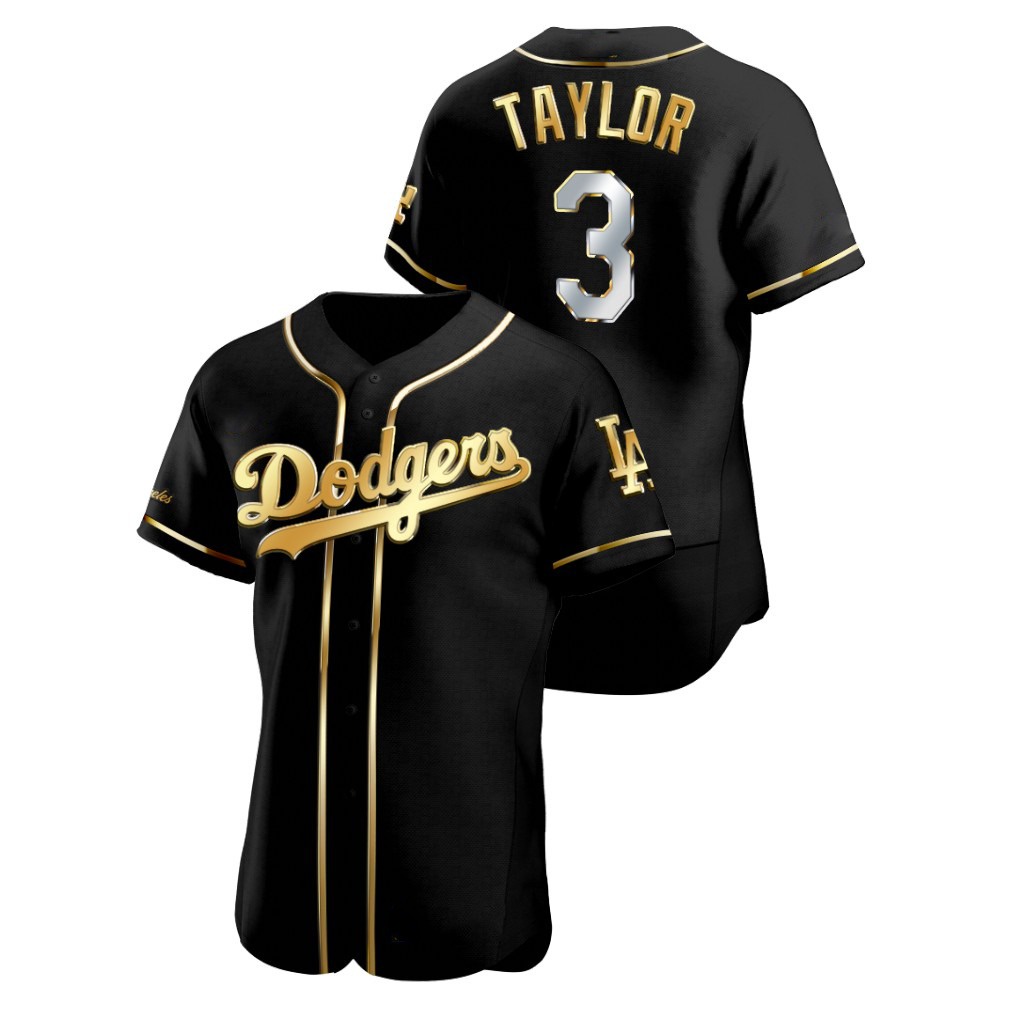 black and gold dodgers jersey