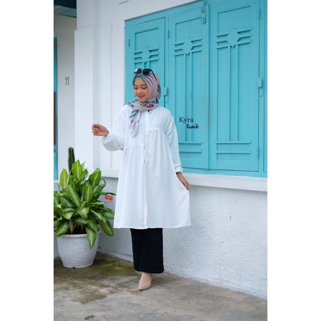 TUNIK CRINKLE WANITA | TUNIC PANJANG JUMBO POLOS | TUNIK LENGAN PANJANG CRINGKEL AIRFLOW | KYRA TUNIK KANAYA TUNIC / TUNIK CRINKLE / RINN TUNIK / MIDI DRESS CRINKLE / TUNIK AIRFLOW FUJI GRISYA MILLY JENNA JENI