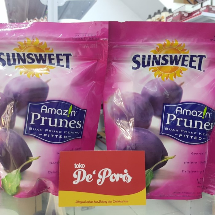 

Jual Prunes Pitted Sunsweet 200Grm