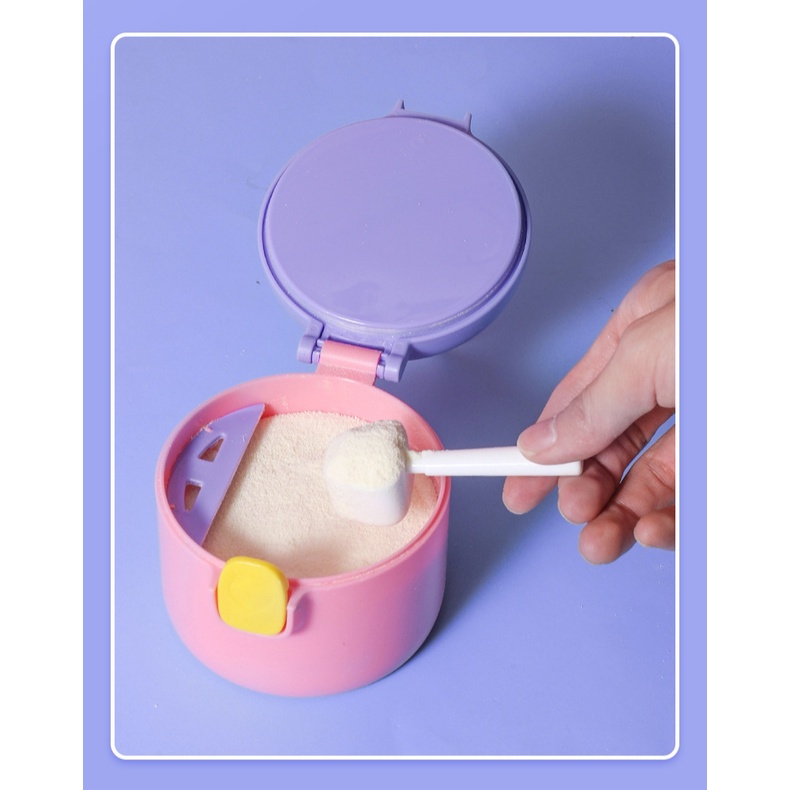 (Pimenova) MODEL bulat Tempat Susu Bubuk Formula Bayi / Tempat Susu Formula Milk Powder FREE BUBBLE WRAP