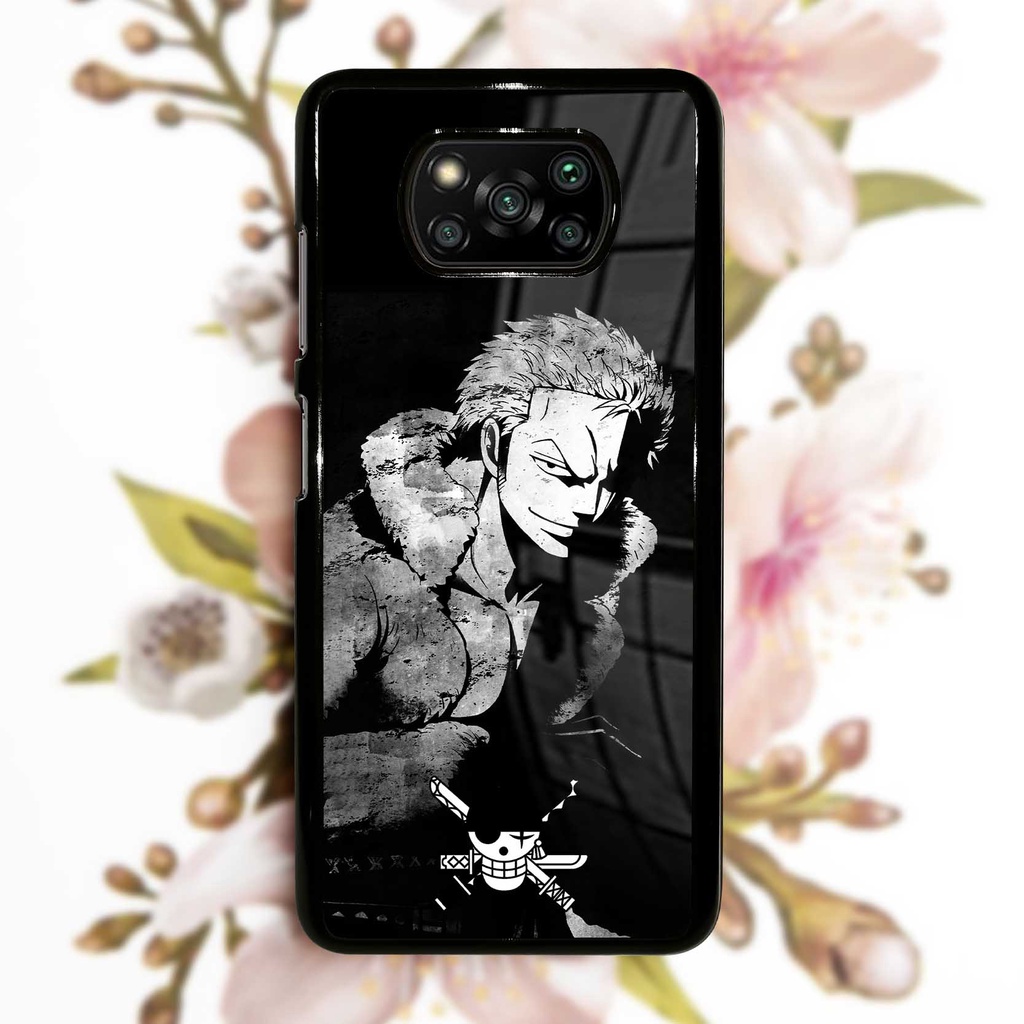 (PC70) Case Glossy Poco X3 | X3 NFC | X3 PRO | Casing Hp Xiaomi | Casing Hp Anime One Piece Zoro