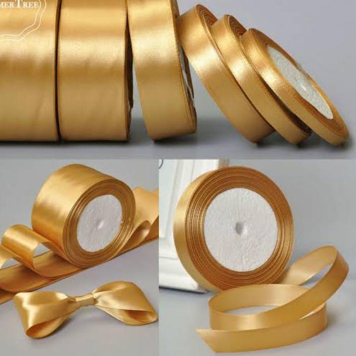 

゜ PITA SATIN / PITA SATEEN GOLD 1 INCH 2.5 CM ギ