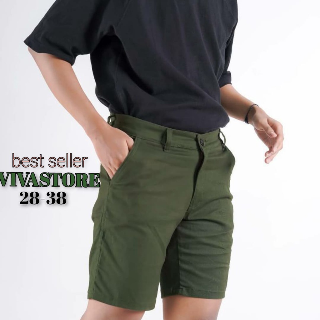 Yg terbaru celana pendek pria destro size jumbo 27-38 Terlaris chinos cino