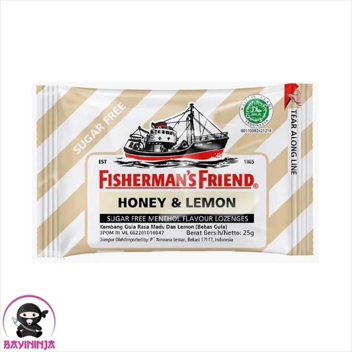 

FISHERMANS FRIEND Sugar Free Honey Lemon 25 g T-Ninjabayi 01