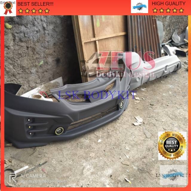 aksesoris mobil BUMPER DEPAN HONDA JAZZ 2003_2006 VTEC ew GRADE-A tebal-kuat-lentur