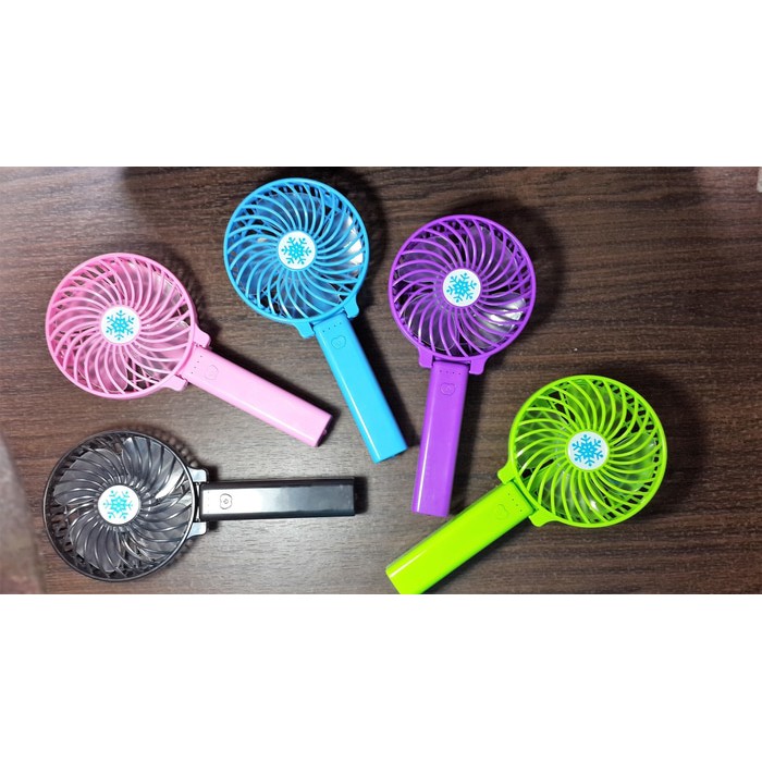  KIPAS ANGIN MINI USB HANDY MINI FAN With Lampu Portable 