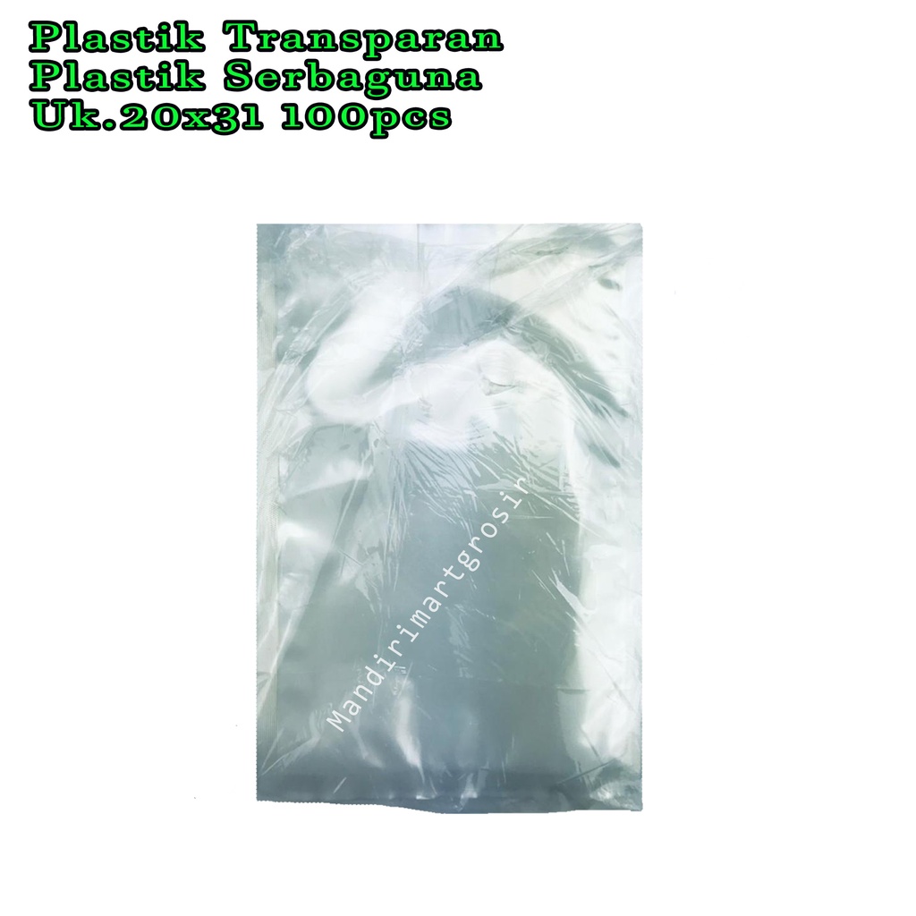 Plastik Serbaguna *Plastik Transparan * Uk.20x30 * 100pcs