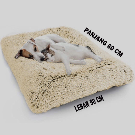 Bantal Kucing Murah/Cat bed/Kasur Kucing BuluLembut/Ranjang Kucing/Tempat Tidur Dan Matras/Tempat Kucing/Tempat Tidur Kucing Murah/Perlengkapan Kucing Dan Hewan/Keranjang Kucing/Rumah Kucing/Kandang Kucing Murah/Kasur Bulu Kucing/Alas Tidur Kucing-Krem