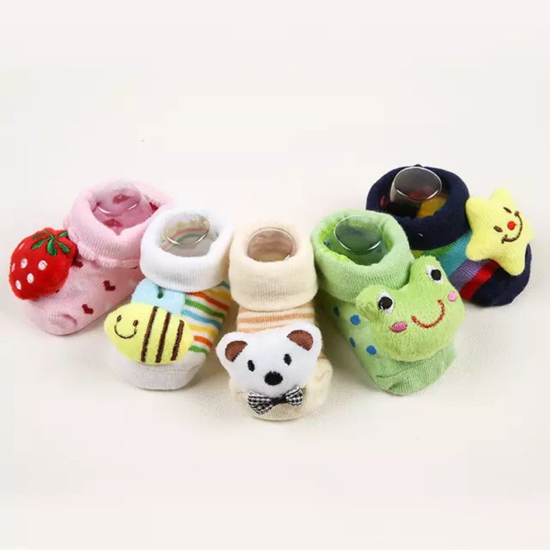 Kaos Kaki Bayi Rattle Bisa Bunyi Anti Slip M003