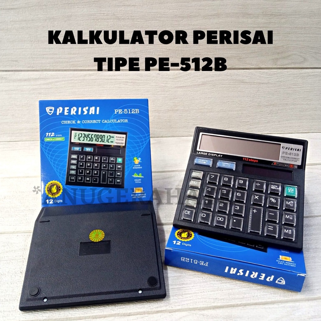 

Kalkulator PERISAI Calculator PE-512 Berkualitas