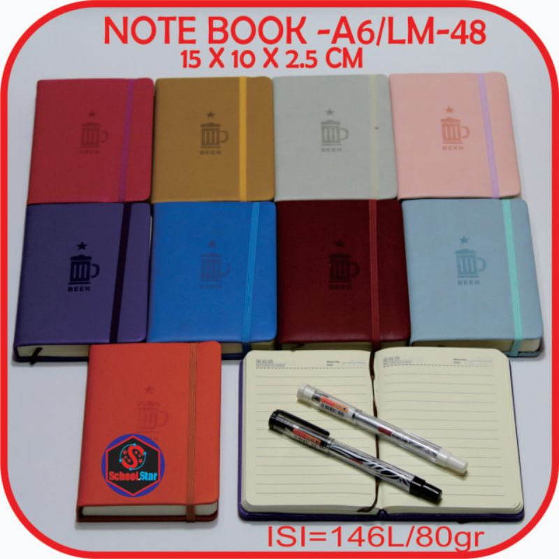 

Note Book A6 / Agenda cina dengan Ketebalan Kertas 80gr
