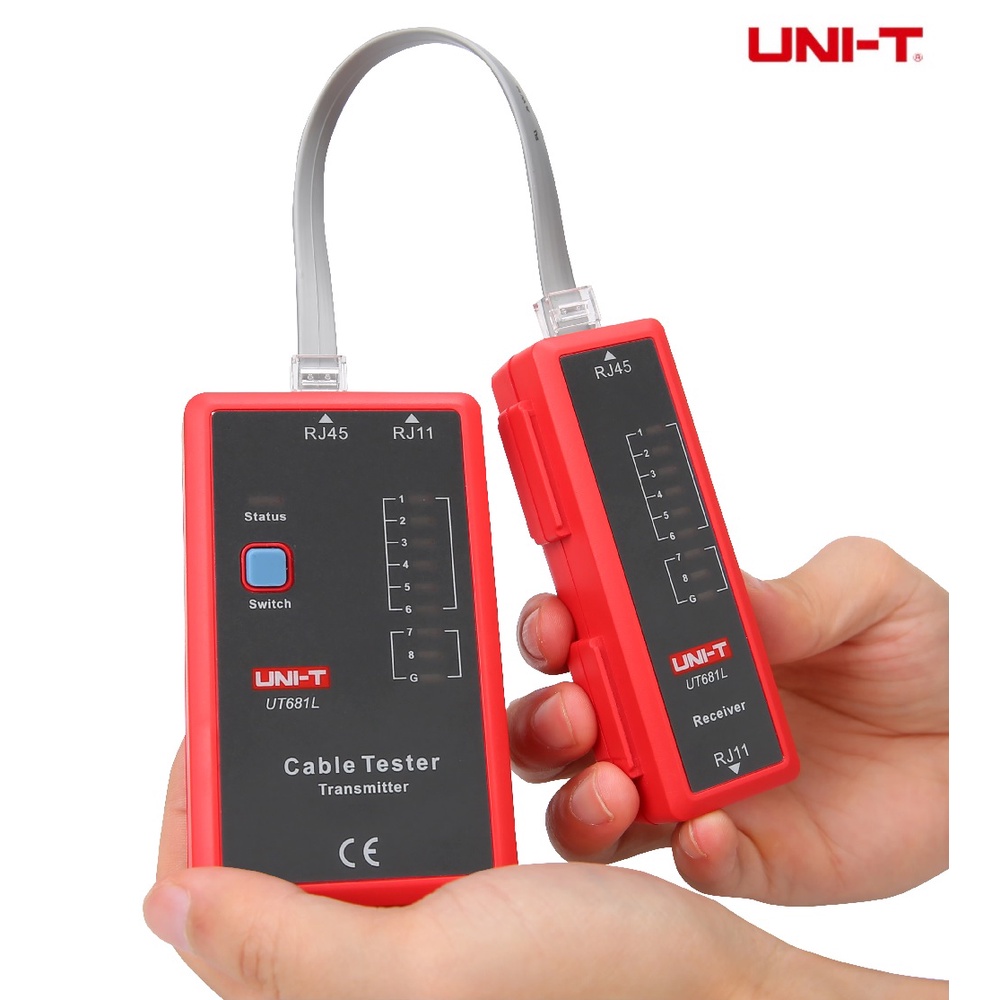 UNI-T UT681L - Alat Scan dan Tes Kabel Jaringan Ethernet RJ11 RJ45