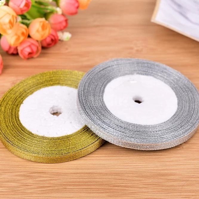 

Pita Gold Silver / emas silver 1/4 inch - Silver