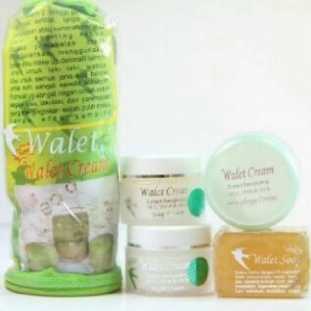 Paket krim walet hijau atau walet bengkoang