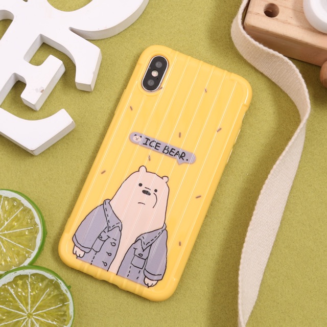 Bears Trunk Case For IPHONE REALME VIVO XIAOMI OPPO A1K F11 F9 K3 A3s A5s A7 Y91 Y93 Y95