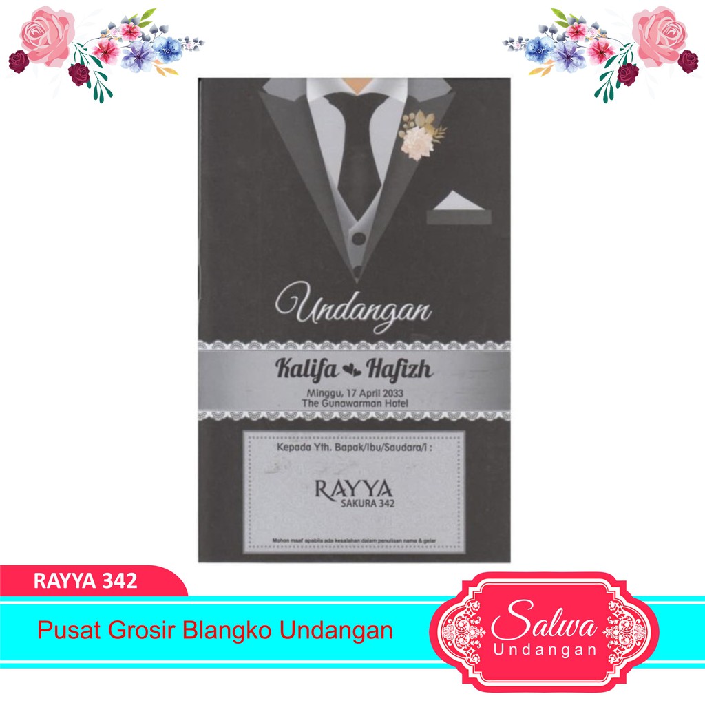 Blangko Undangan Rayya 342 Harga Murah