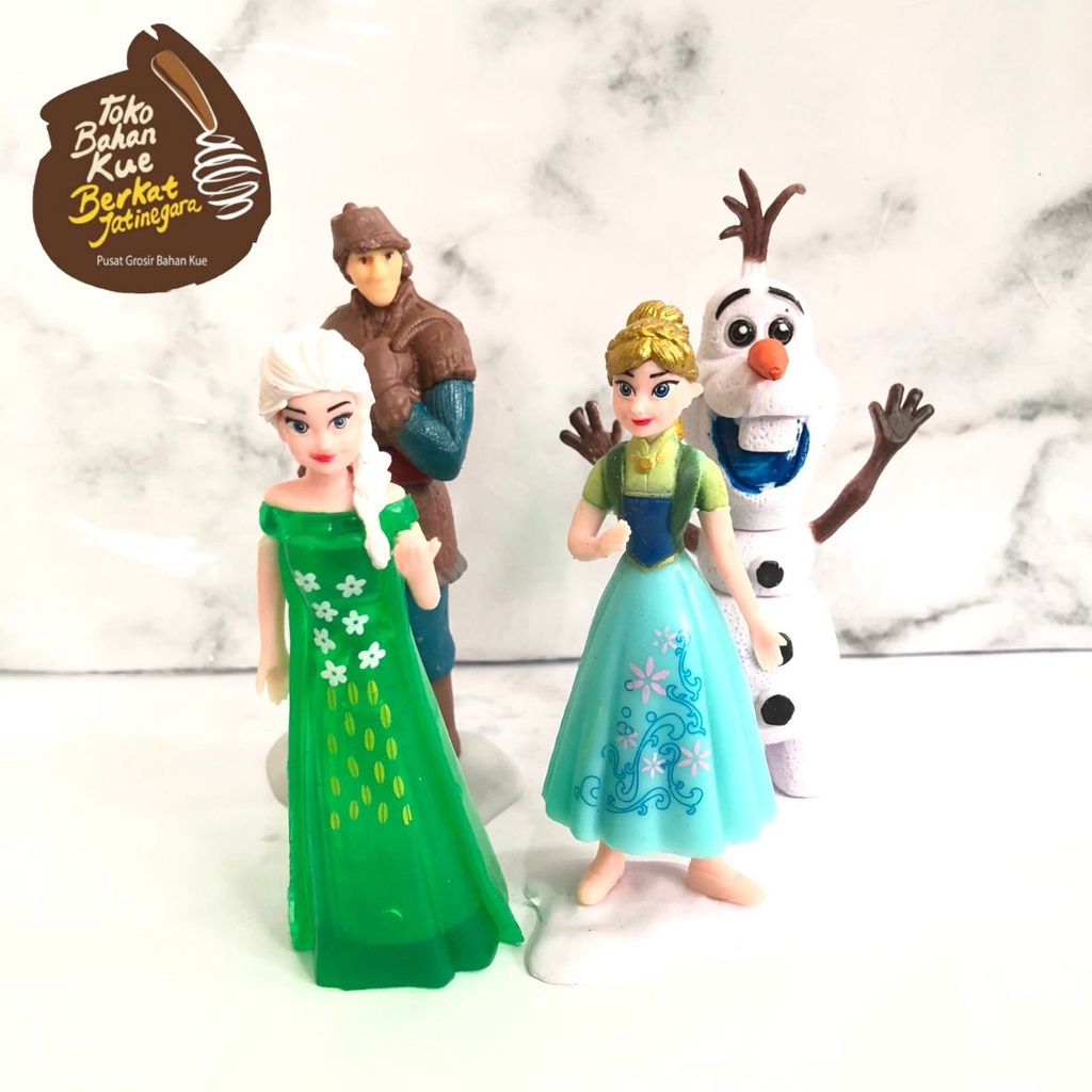 TOPPER MAINAN FROZEN IMPOR SET 4 / TOPPER MAINAN KUE