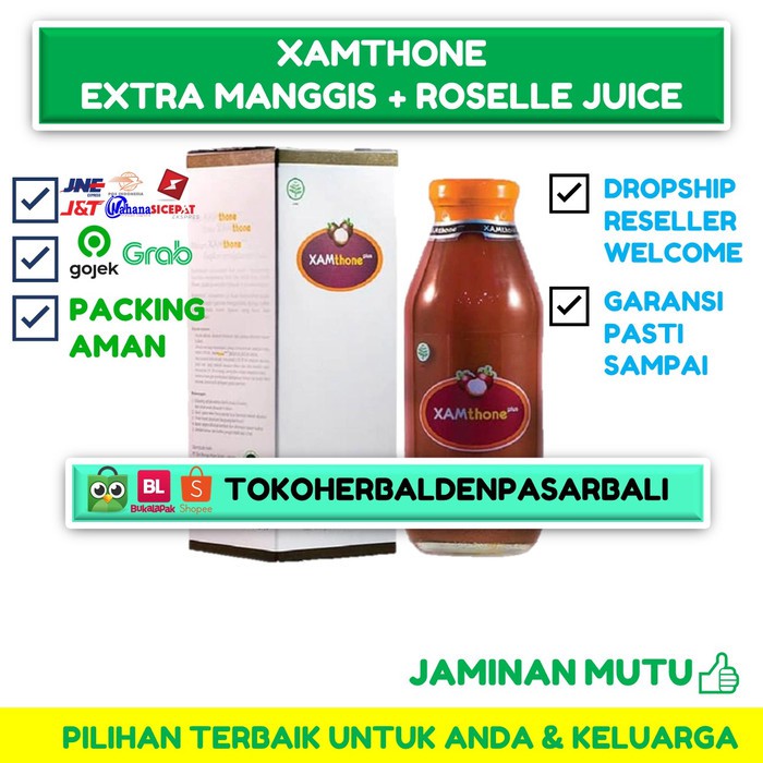 

Minuman Kesehatan Xamthone Plus Mangosteen Manggis Fruit Rosella Juice Denpasar Bali