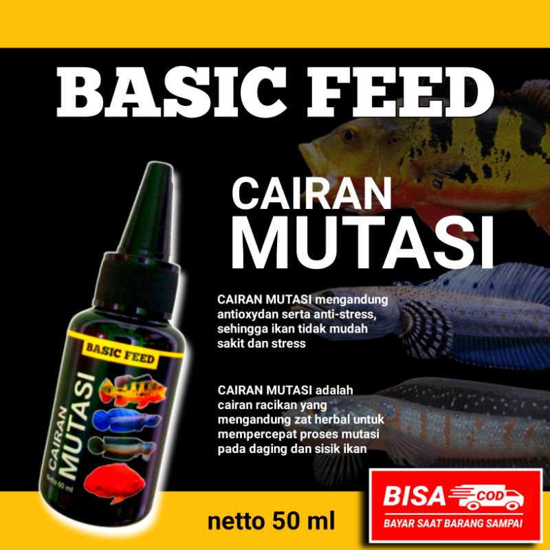 cairan vitamin mutasi ikan channa | ikan louhan | ikan cupang | ikan pbass mono | ikan oscar | ikan 