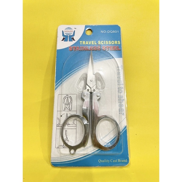 gunting lipat / gunting lipat stainless steel 12cm / gunting lipat portable / gunting travelling