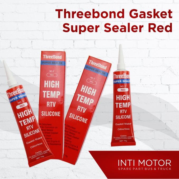 THREEBOND - GASKET SUPER SEALER RED ONDERDIL SPAREPART BUS TRUK SUKU CADANG