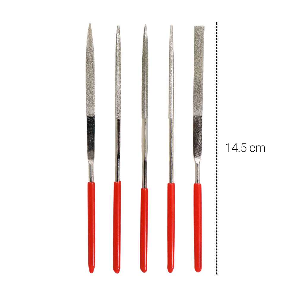 Jakemy 5 in 1 Diamond Needle Files Carving Set Pisau Pahat - JM-FL1-1