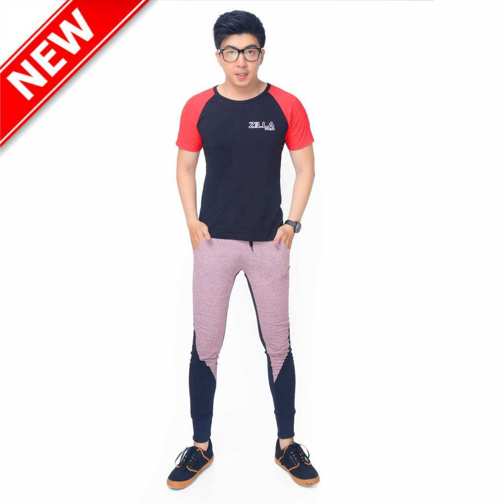Celana Jogger Training pria Slim Fit - NEW - John
