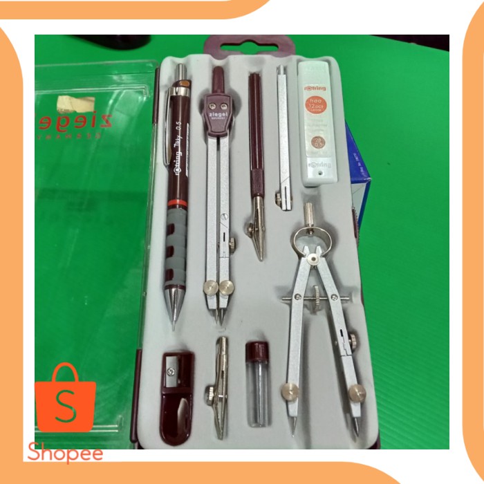 

Set Lengkap Jangka Ziegel Germany Free Set Pensil Mekanik Rotring too