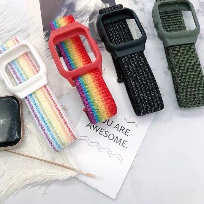 ☺ ANTI GORES SET+ TALI PELINDUNG LCD SMARTWATCH / T500/T55/T500 PLUS/X7 T55PRO / W78 /HW22 ➦