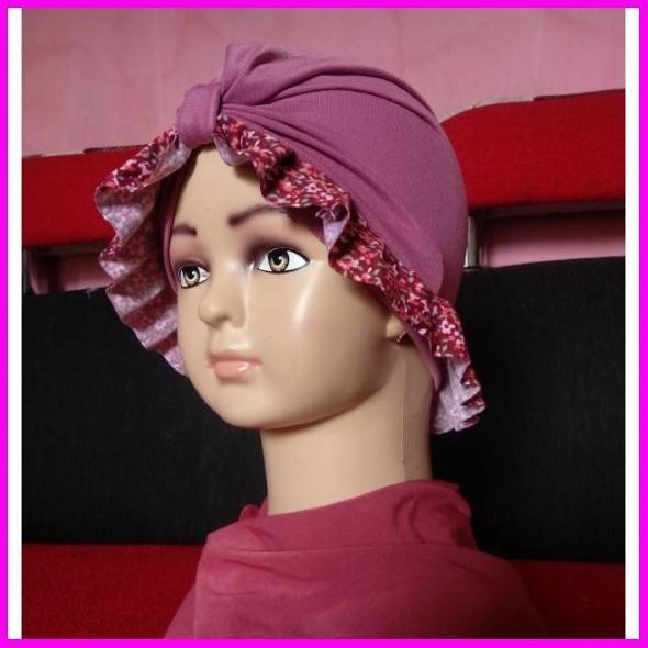 Turban Budi Motif Simple | Turban Anak | Turban Bayi | Alus Collection | BISA C.O.D