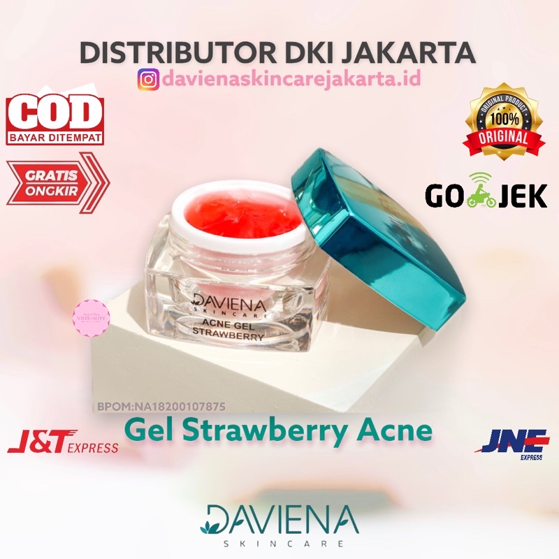 ACNE SERIES STRAWBERRY GEL DAVIENA SKINCARE