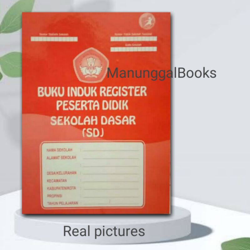 

Buku Induk Register Peserta Didik Sekolah Dasar Untuk SD