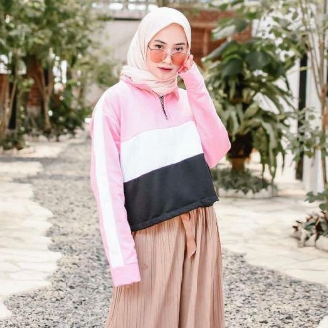 KIKO CROOPE SWEATER || SWEATER CROOP WANITA #KCS