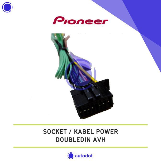 READY Kabel Power Pioneer, Socket Pioneer AVH Series, Double Din Pioneer