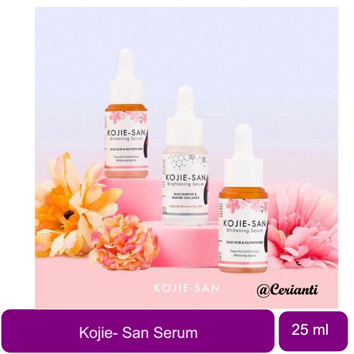 Kojie-San Brightening Serum 25ML | NIACINAMIDE10% / Acne Serum | MARINE COLLAGEN [WHITENING AGENT]_Cerianti