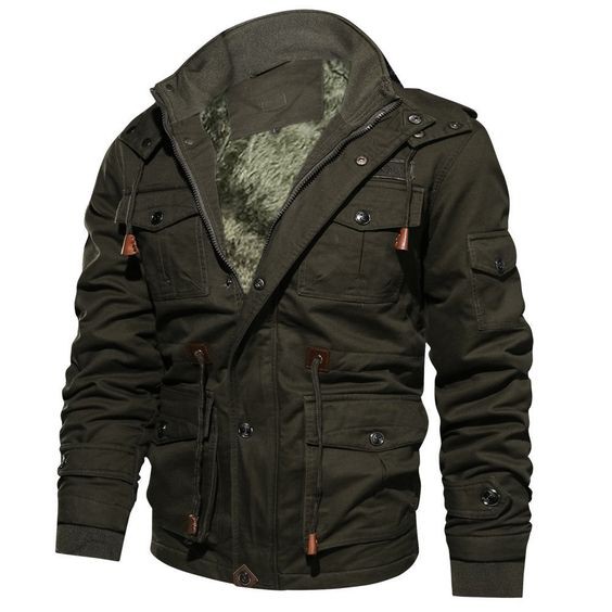 jaket bomber canvas pria elegant (TERSEDIA UKURAN.L.XL,XXL)