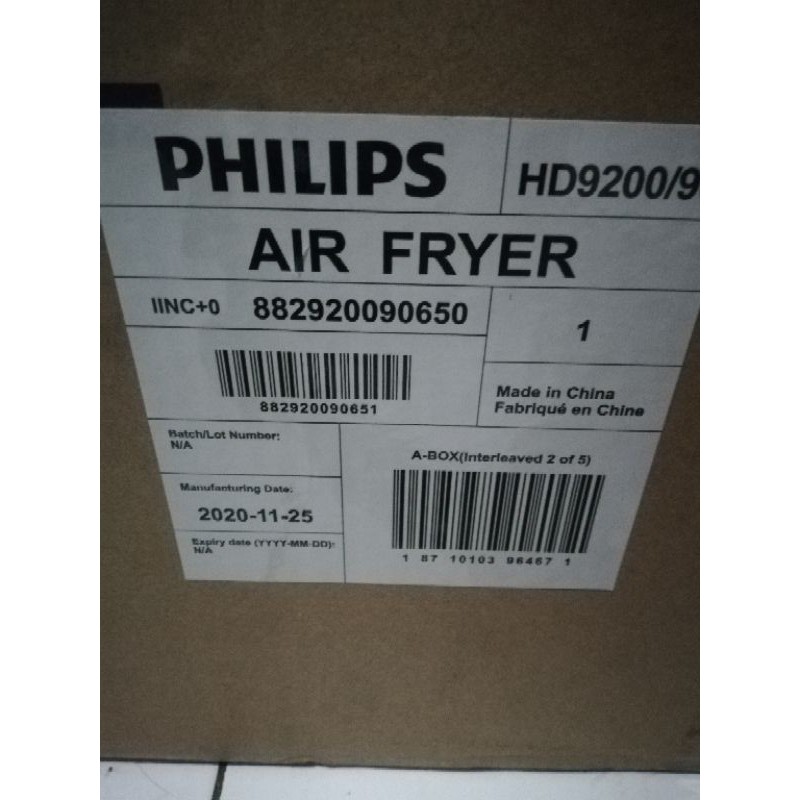 

PHILIPS Air Fryer HD9200/90