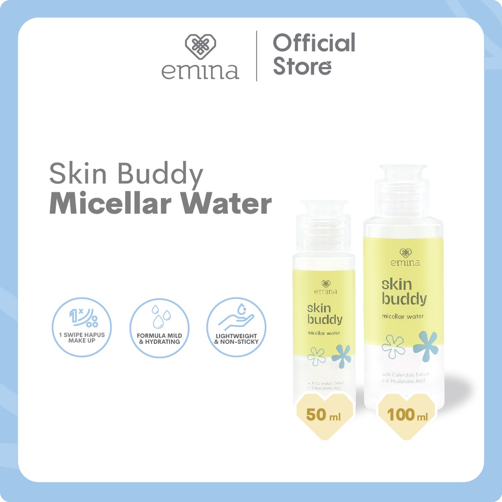 Emina Skin Buddy Micellar Water - Pembersih Wajah Melembabkan BISA COD