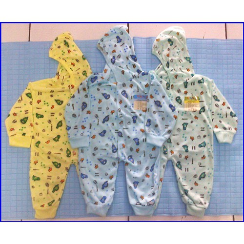 Jumper Bayi Buka Kaki, Jumpsuit Bayi, Baju Kodok bayi,