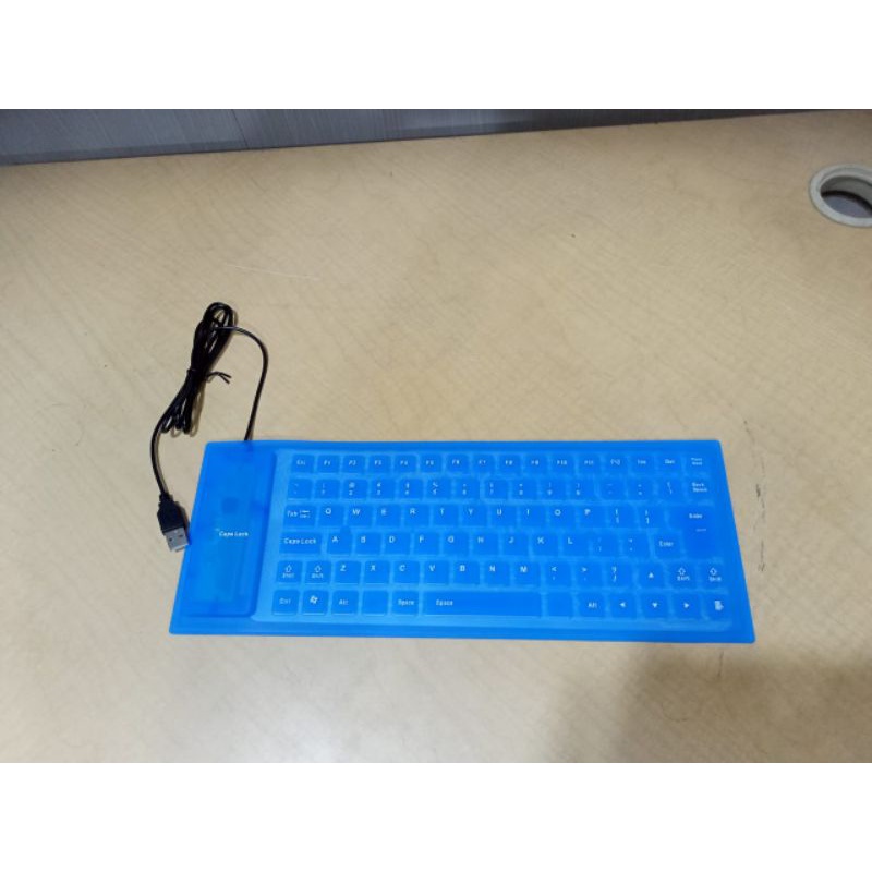 Keyboard Flexible Silicone Keyboard Fleksibel Anti Air Murah Berkualitas New