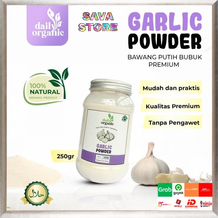 BAWANG PUTIH BUBUK - ORGANIK GARLIC POWDER PREMIUM DAILY ORGANIC