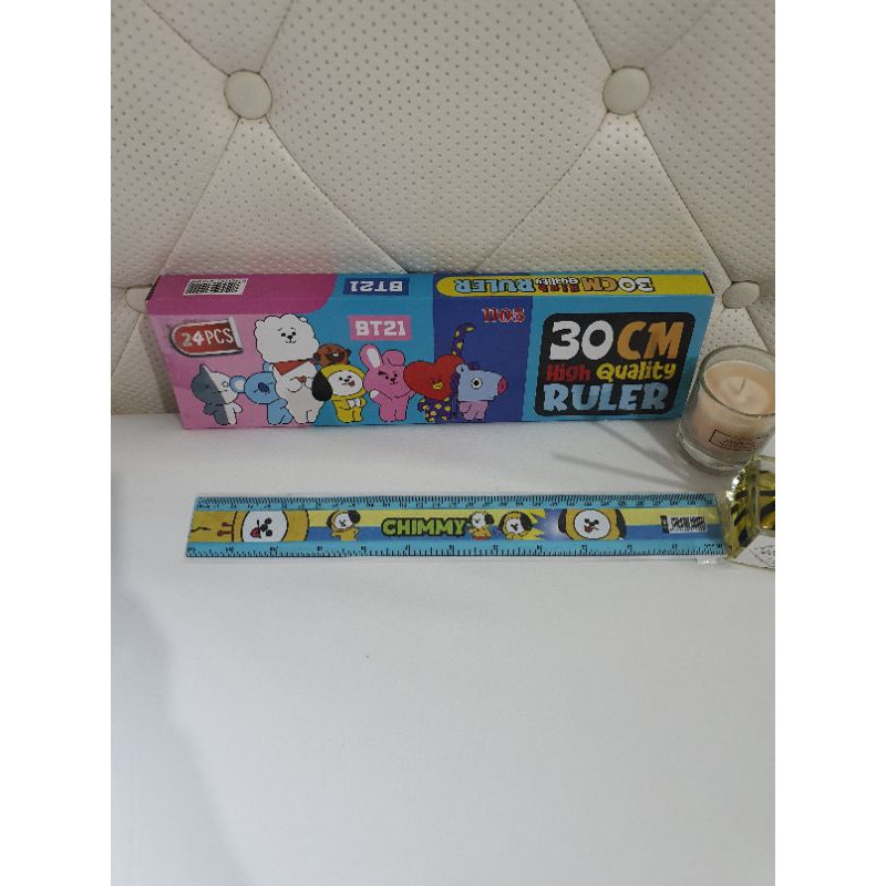 penggaris 30cm BTS/garisan 30cm/ruler 30cm BT-21/mistar 30cm-CHIMMY