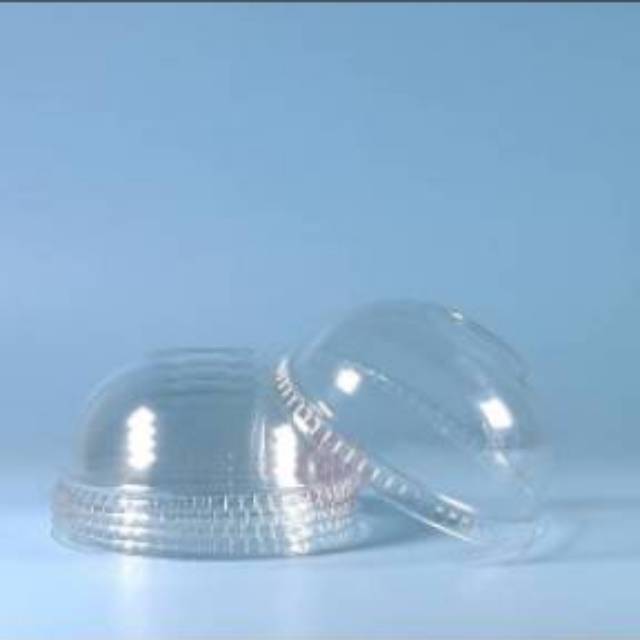 Tutup Cembung Cup Oval/Datar  PP TEBAL / Tutup Cup U