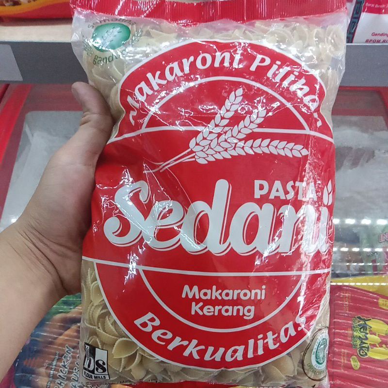 Makaroni Mentah Sedani Kerang Pasta 1KG