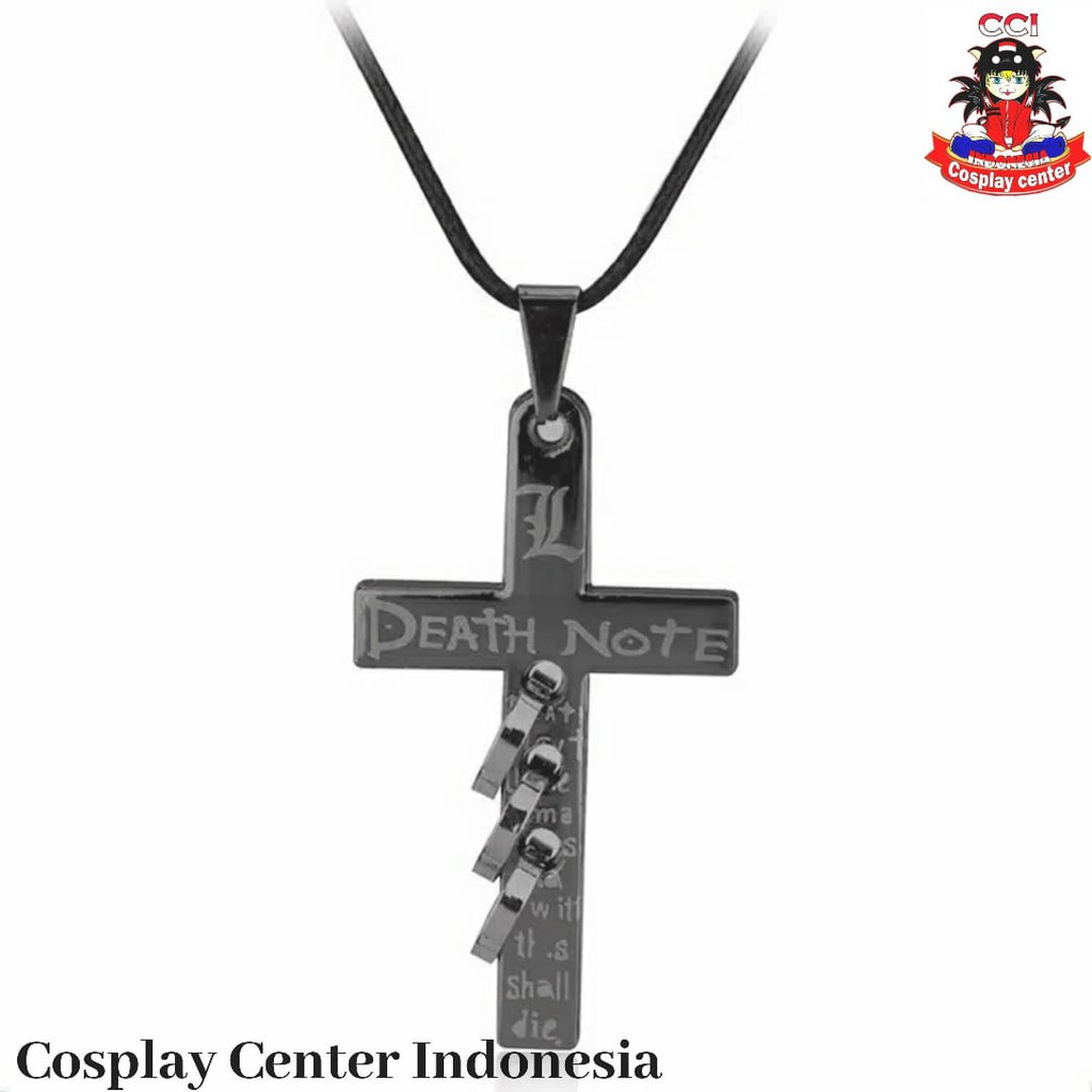 [Bisa COD] Kalung Anime Death Note Cosplay/ Rossario Death Note Kalung Rosario Deathnote