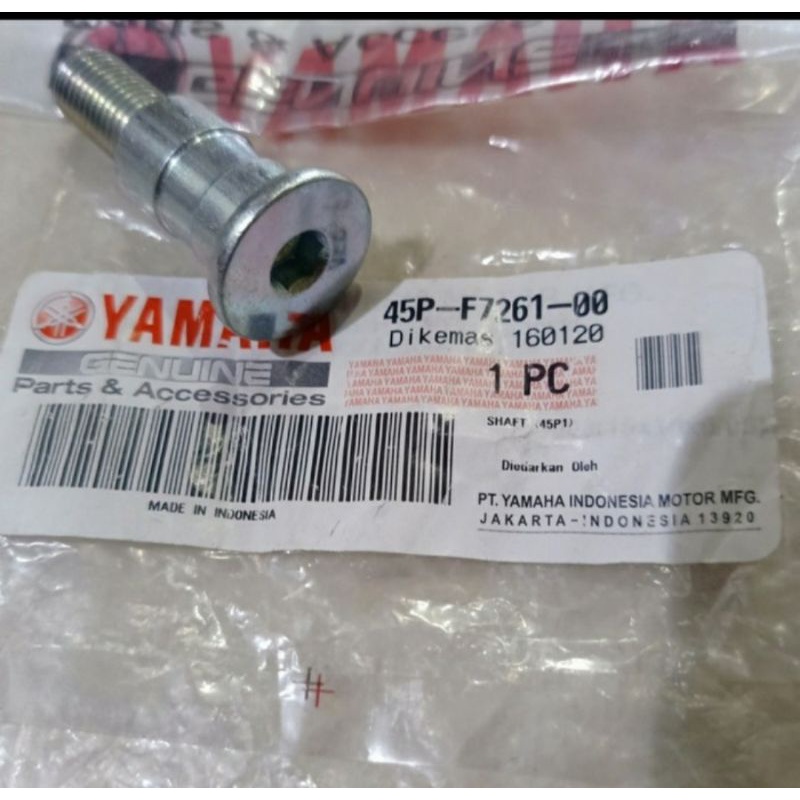 BOLT BAUT PEDAL OPERAN OVERAN GIGI R25 R 25 BYSON ASLI ORI YAMAHA 45P F7261 00