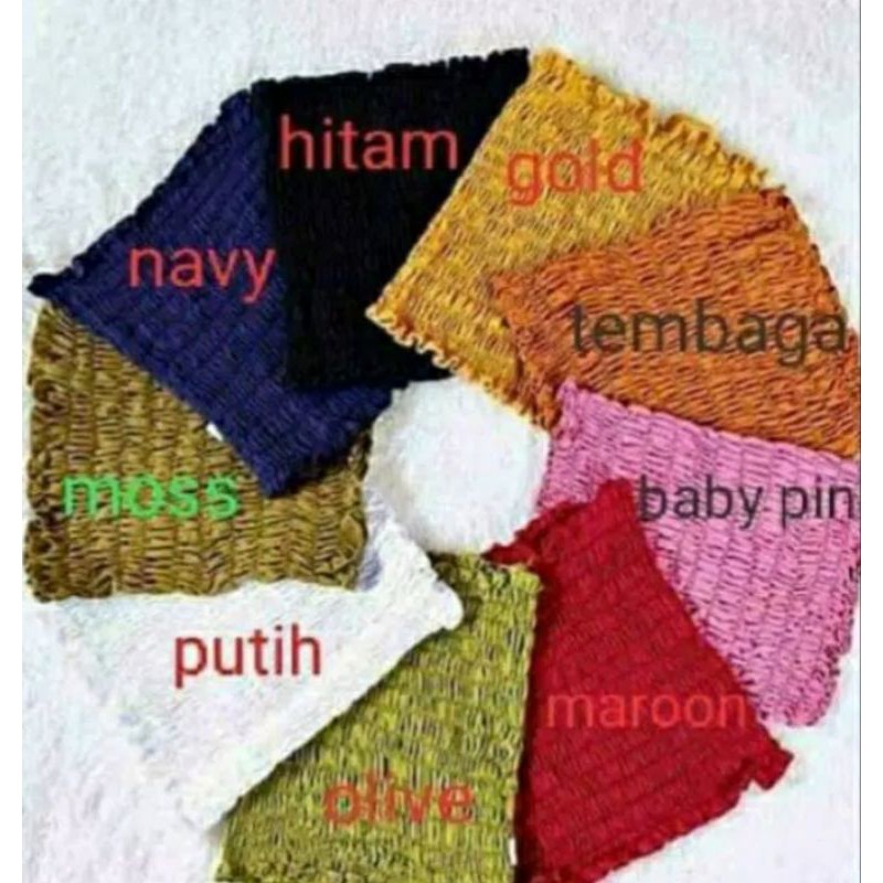 KEMBEN BALI / KEMBEN KERUT BALI / TOP KARET