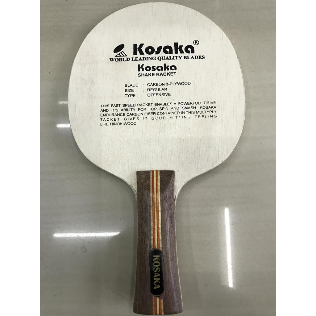 Promo Kayu Bet Tenis Meja Pingpong Blade Pingpong Carbon Kosaka Original Terbaik Shopee Indonesia