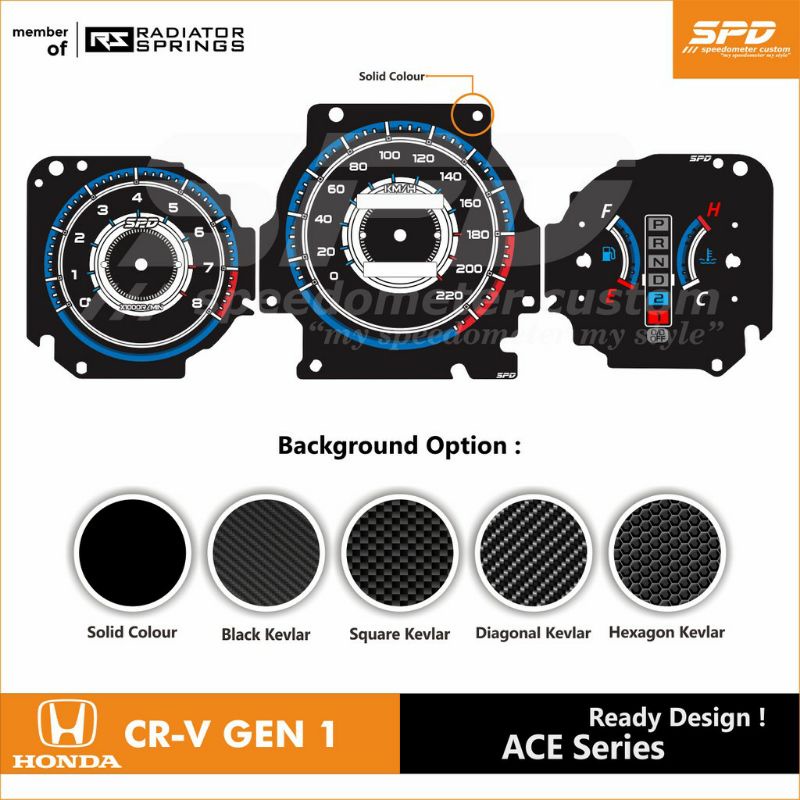 Jual PANEL SPEEDOMETER CUSTOM HONDA CRV GEN 1 SPD SPEEDOMETER JAKARTA