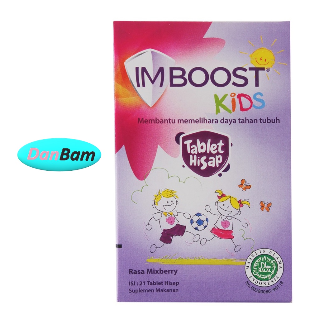 Imboost Kids Tablet Hisap Chew - Isi 21 Tablet